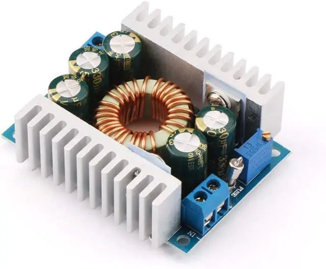 Alt view image 5 of 6 - DC Car Power Supply Voltage Regulator Buck Converter 8A/100W 12A Max DC 5-40V to 1.2-36V Step Down Volt Convert Module DC-DC Power Module Buck Module High Power Low Ripple 12A Adjustable 95%