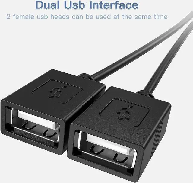 Alt view image 3 of 7 - 2-Pack 12V 24V DC to Dual 5V USB Female DC Converter Adapter Step-Down Buck Module