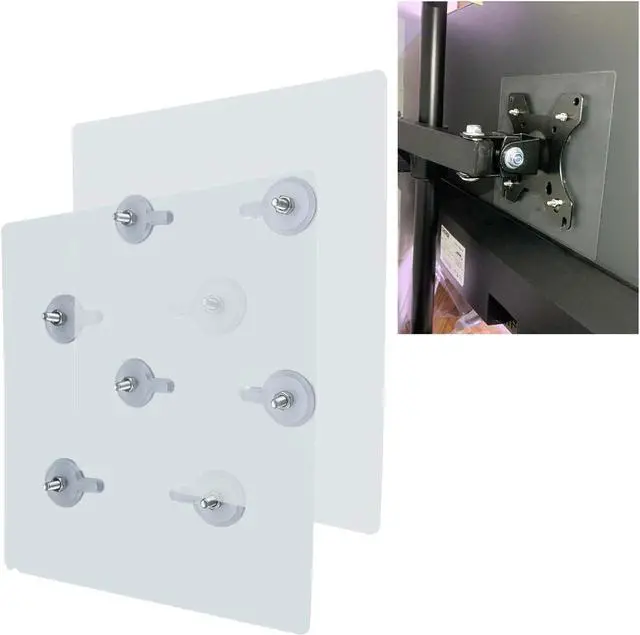 Main image of VESA Mount Adapter Bracket Kit Non-VESA Mounting Universal for 75 VESA Monitor Arm Compatible 2 Pack