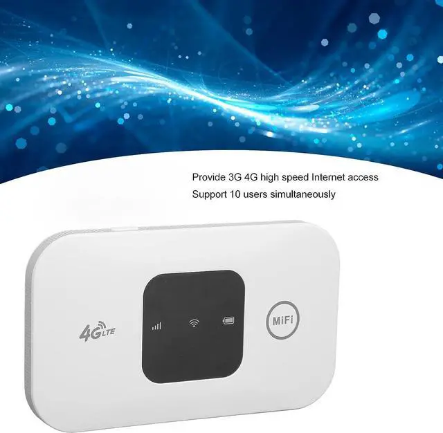 Alt view image 4 of 7 - Portable WiFi, High Speed 4G Mobile WiFi Hotspot Portable WiFi Device WiFi Hotspot Router for Phone Laptop Desktop Tablet