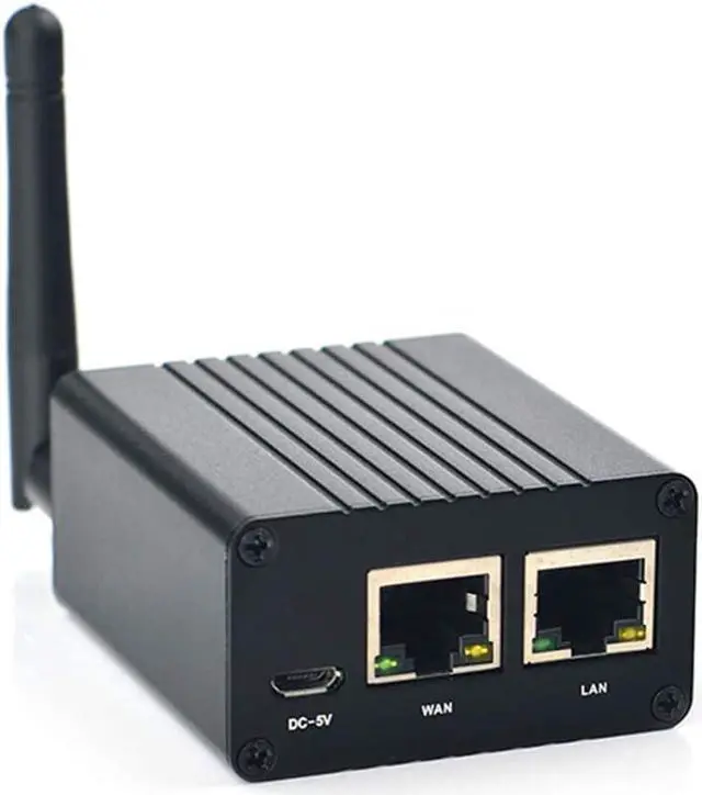 Alt view image 3 of 7 - NanoPi R1 Allwinner RAM 1GB H3 Dual Ethernet Port, Wifi & BT, onboard eMMC with USB & Serial Port for loT