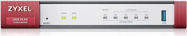Alt view image 2 of 6 - Zyxel ZyWALL USG FLEX 100 Bundle - Cyber Security Firewall, Protect Network from Malware | VPN | 1-Year UTM Security Pack | Business Class Recommended up to 40 Users | Nebula Cloud Opt [USGFLEX100BUN]