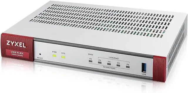 Alt view image 4 of 6 - Zyxel ZyWALL USG FLEX 100 Bundle - Cyber Security Firewall, Protect Network from Malware | VPN | 1-Year UTM Security Pack | Business Class Recommended up to 40 Users | Nebula Cloud Opt [USGFLEX100BUN]