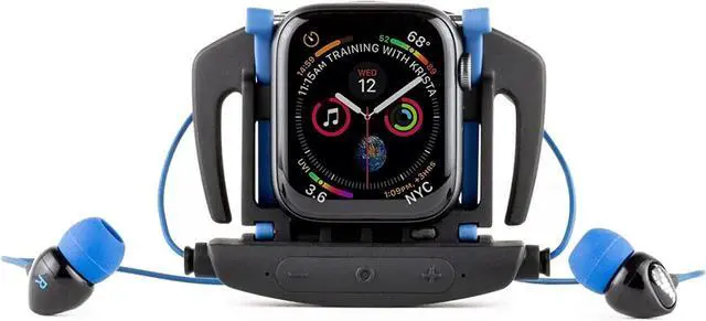 Main image of H2O Audio Interval Waterproof Swimming Headphones for Apple Watch  Bluetooth IPX8 Underwater Sports Earbuds with Bass-Amplified Surge S+, 6-Hour Playtime
