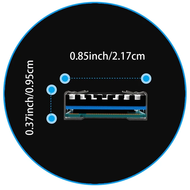 Alt view image 3 of 7 - M.2 SSD Heatsink for 2280 NVMe/SATA SSD, Low-Profile