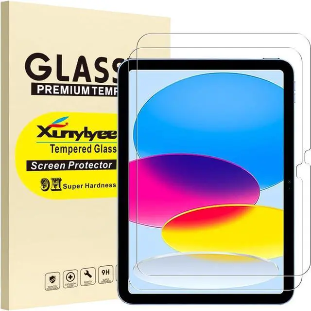 Main image of 2 Pack Screen Protector for iPad A16 11th/10th Generation (2025/2022 Model) Bubble Free Tempered Glass Film Easy Installation