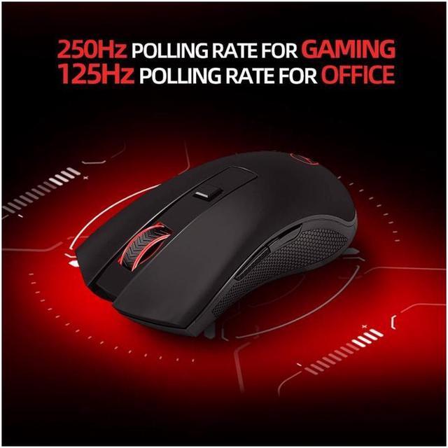 Alt view image 5 of 6 - ThundeRobot Wireless Mouse with 5 Adjustable DPI, 2.4G USB Cordless Mouse For Laptop PC Windows Mac, Nano Receiver Gamer Wireless Computer Mouse works with 1AA Battery(Not Included), Extra Long Range