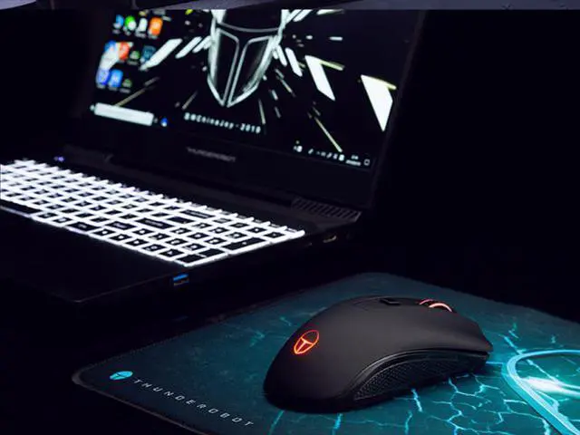 Alt view image 4 of 4 - Thunderobot ML201 wireless mouse non Bluetooth electronic game eat chicken mouse laptop smooth office