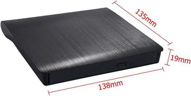 Alt view image 7 of 7 - External CD DVD Drive for PC Laptop, DVD Player CD Burner USB 3.0 Portable CD DVD +/-RW External Disk Drive Optical Drive Slim CD DVD ROM Recorder Writer fits for Mac/Windows/Linux