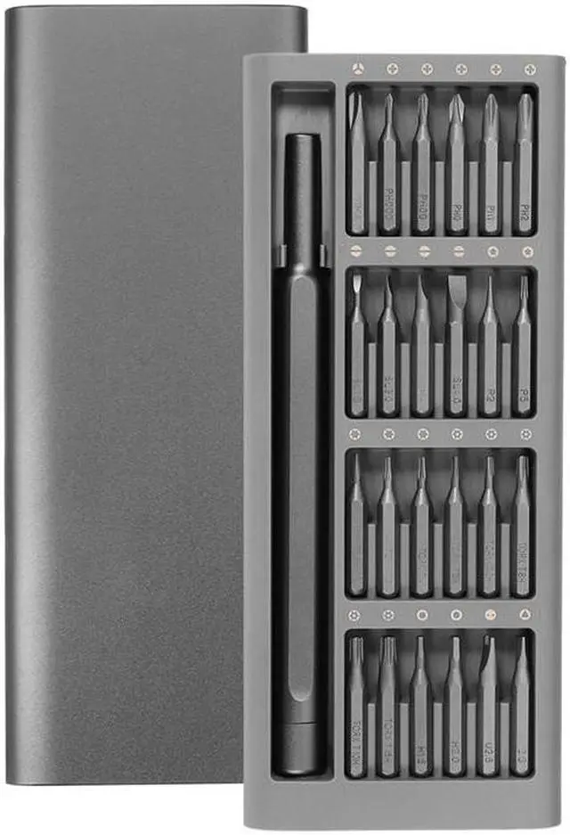 Main image of 24 in 1 Multi-purpose Precision Screwdriver Set Aluminium S2 Steel Repair Tools