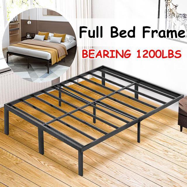 Metal Platform Bed Frame With Storage, What Kind Of Bed Frames Don T Need A Box Spring