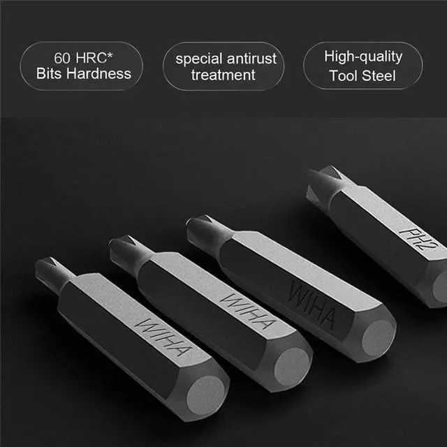 Alt view image 10 of 14 - 24 in 1 Multi-purpose Precision Screwdriver Set Aluminium S2 Steel Repair Tools