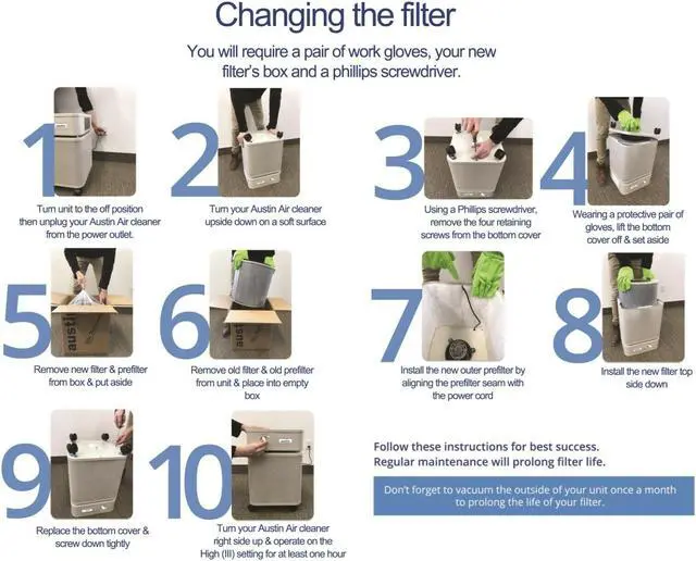 Alt view image 5 of 5 - Austin Air Standard Series HealthMate Air Purifier - Sandstone