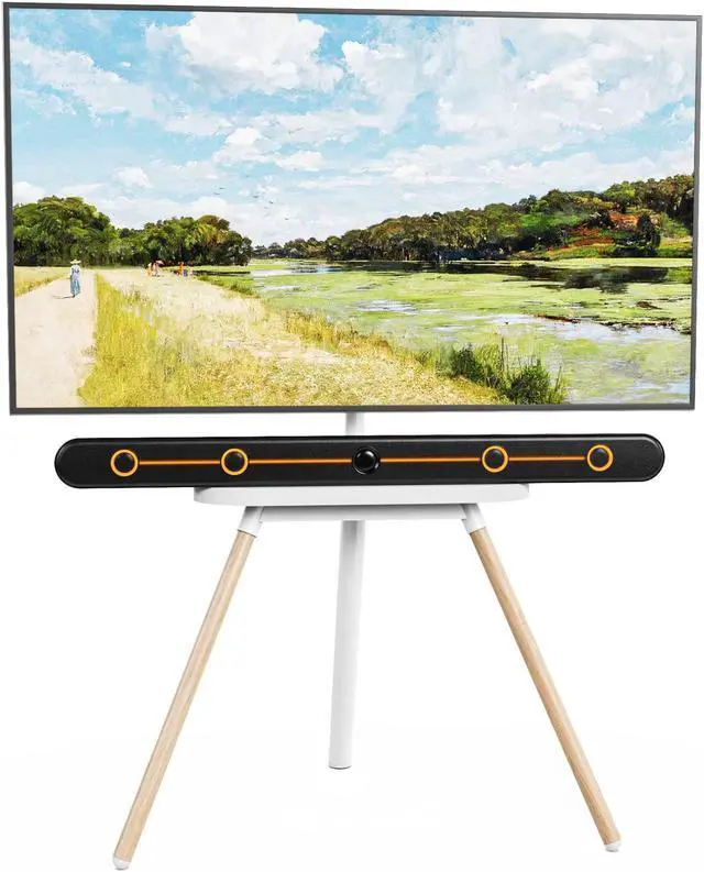 Main image of PUTORSEN Easel TV Floor Stand for Most 43 to 65 Inch Screens with Tray