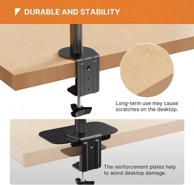 Alt view image 5 of 7 - PUTORSEN  Steel TV Monitor Mount Reinforcement Plate
