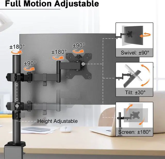Alt view image 4 of 7 - PUTORSEN Universal VESA Pole Mount