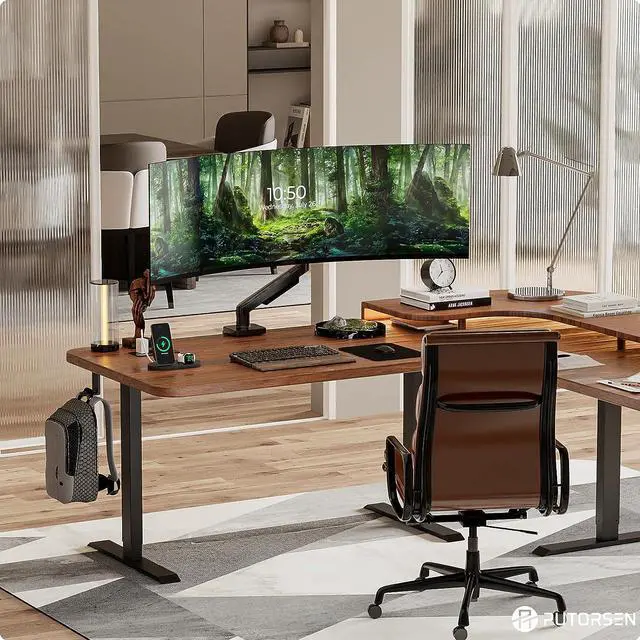 Alt view image 6 of 7 - PUTORSEN 17-49 inch Premium Aluminum Single Monitor Arm