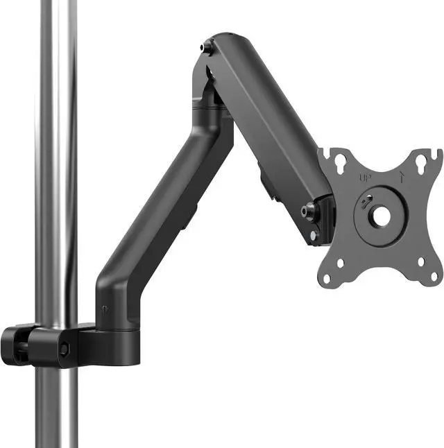 Main image of PUTORSEN Height Adjustable Pole Mount Monitor Arm for 17"-27" Screens with Mechanical Spring