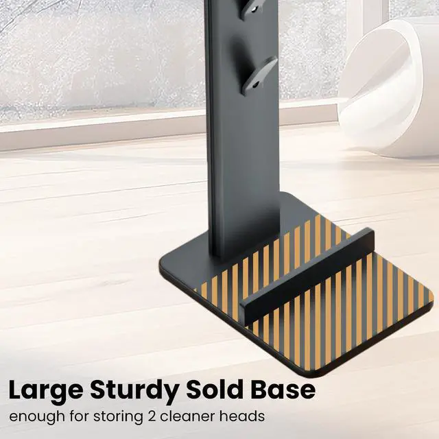 Alt view image 7 of 7 - PUTORSEN Premium Aluminum Vacuum Stand Storage Dock Dockings Station, for Dyson SV21 SV18 Gen5 V15 V12 V11 V10 V8 V7 V6 Cordless Stick Vacuum Cleaner & Accessary, Storage Bracket Organizer Rack