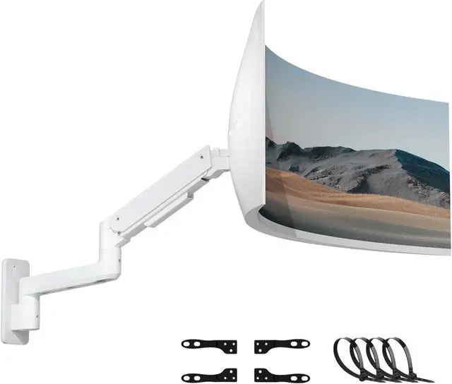 Main image of PUTORSEN 17-49 inch Premium Ultrawide Monitor Wall Mount, Heavy Duty Single Wall Mount Monitor Arm up to 44lbs