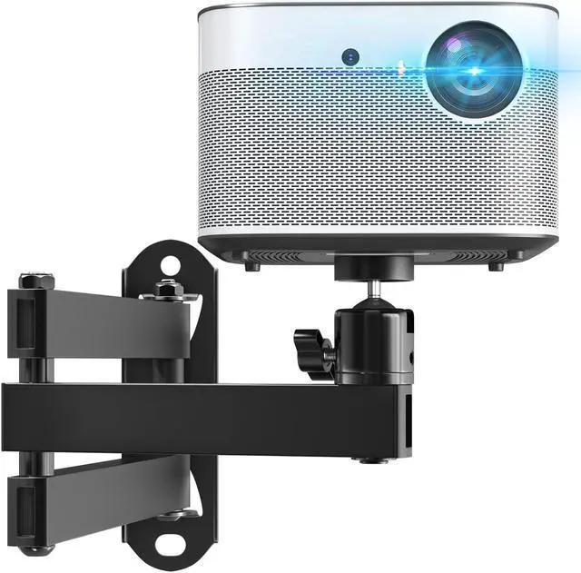 Main image of PUTORSEN Foldable Projector Wall Mount,Ceiling Wall Projector Mount,Universal Adjustable Projector Mount,Aluminum Alloy Projector Stand 1/4" Screw Size,360 Degrees Rotation