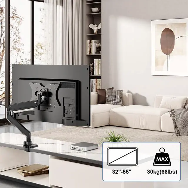 Alt view image 2 of 7 - PUTORSEN Steel VESA Mount Adapter Plate Bracket for Screens 32" to 55" LED LCD,Monitor and TV Mount Extender Conversion Kit Allows 100x100, 200x200 Convert to 400 x 200 mm Patterns
