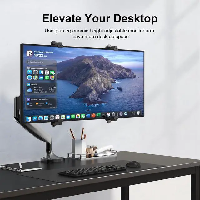 Alt view image 2 of 6 - PUTORSEN Universal VESA Mount Adapter - Non-VESA Adapter for 17 to 32 Inch Monitor Screens to 75x75 and 100x100 VESA Mount