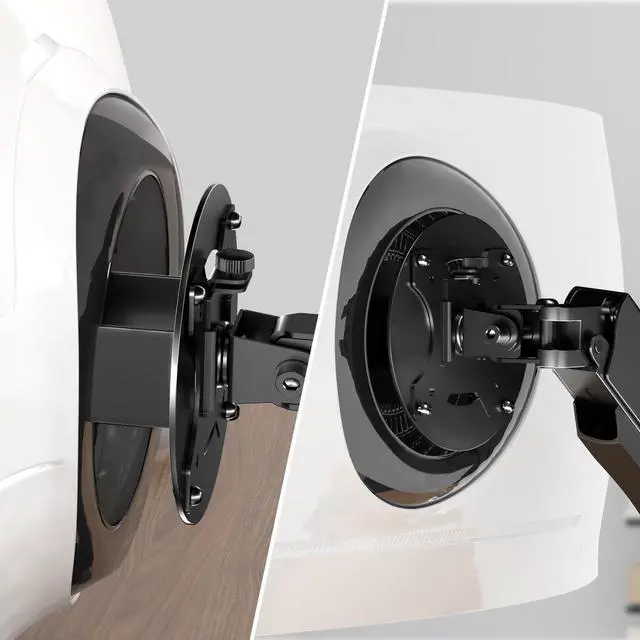 Alt view image 7 of 7 - PUTORSEN VESA Adapter Plate Bracket - for Samsung Odyssey Neo G9, Odyssey G7, G95NA, G75NB, CHG90 and Odyssey G9 Monitors, VESA 100x100, Black, Adapter-MP03