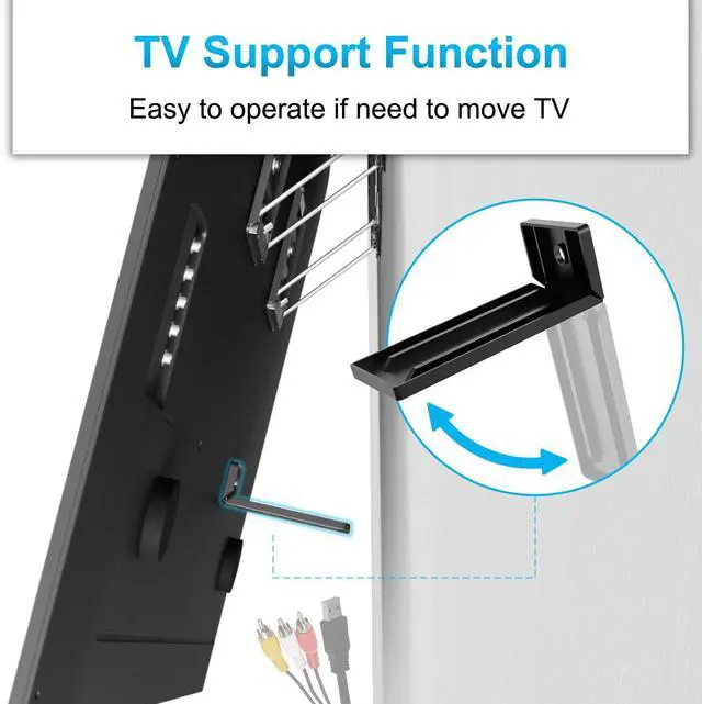 Alt view image 3 of 7 - PUTORSEN Ultra Slim TV Wall Mount for 37 to 80 inch Flat TV & Frame TV, Max 165 lbs, 0.37'' Low Profile TV Wall Mount, VESA 200 x 200-600 x 400 mm