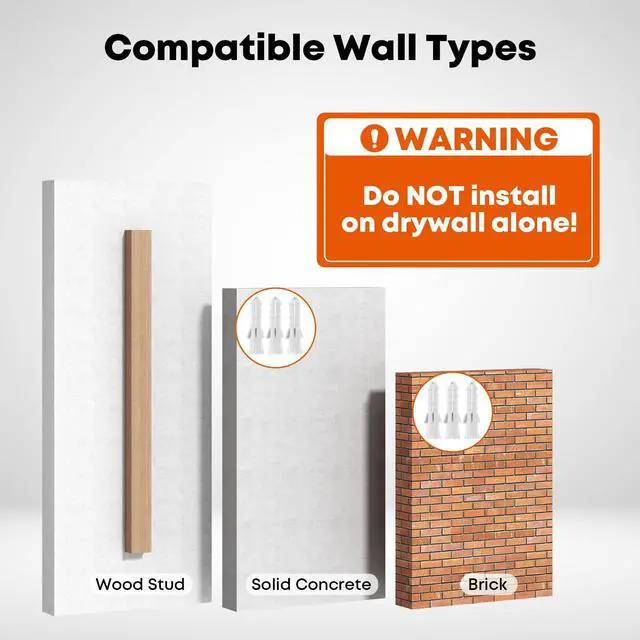 Alt view image 7 of 7 - PUTORSEN Ultrawide Monitor Wall Mount - Heavy Duty Monitor Arm for Screen up to 57 inches and 44 lbs with Gas Spring, Full Motion Adjustable, Max VESA 200x200