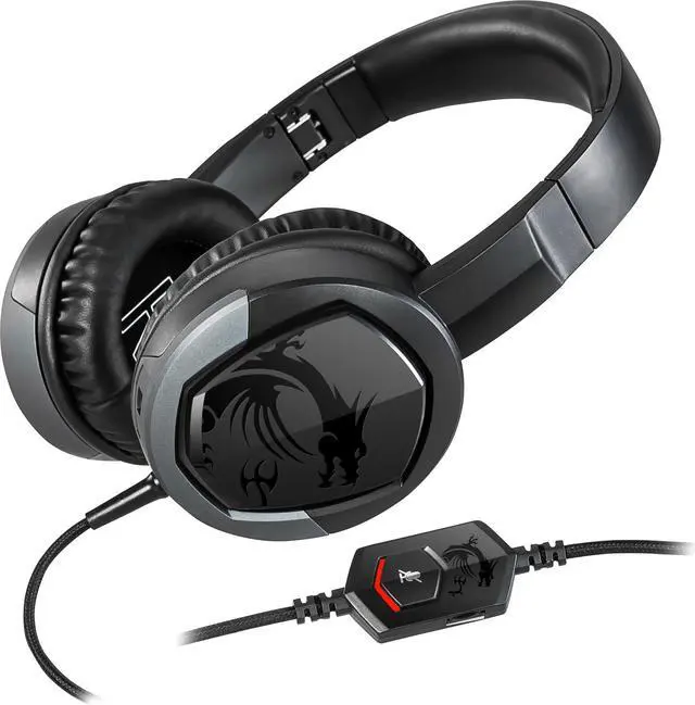 Alt view image 3 of 7 - MSI Immerse GH30 V2 GAMING Headset with 40mm Drivers and Detachable Microphone