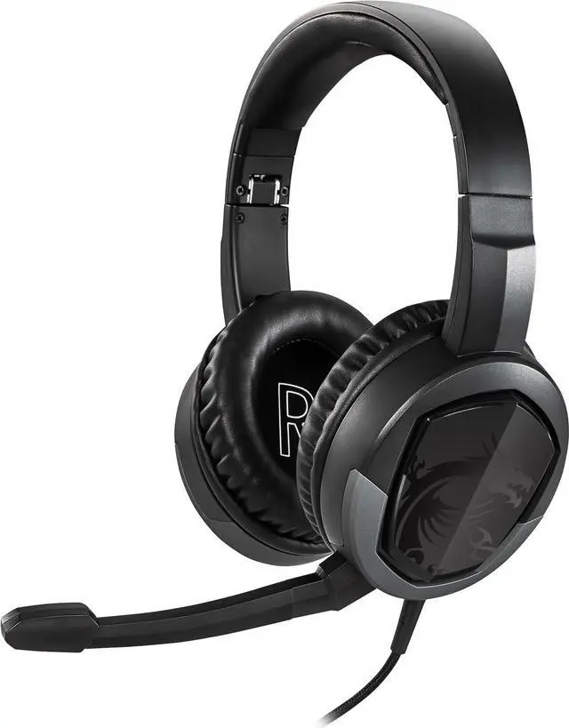 Alt view image 2 of 7 - MSI Immerse GH30 V2 GAMING Headset with 40mm Drivers and Detachable Microphone