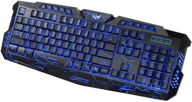 Alt view image 5 of 7 - 3-Colors Backlit USB Wired Gaming Keyboard Multimedia for Laptop PC