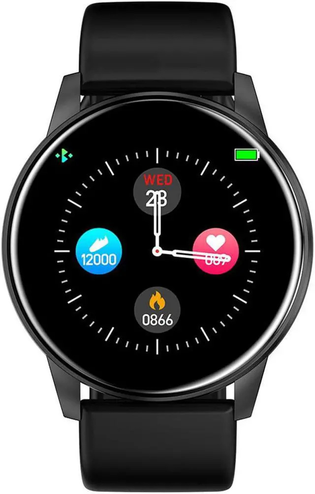Main image of Smart Watch 1.3-Inch IPS Single-Touch Screen BT4.0 IP67 Waterproof Fitness Tracker Sleep Call/Sedentary Reminder Remote Camera/Music Control Compatible with Android iOS
