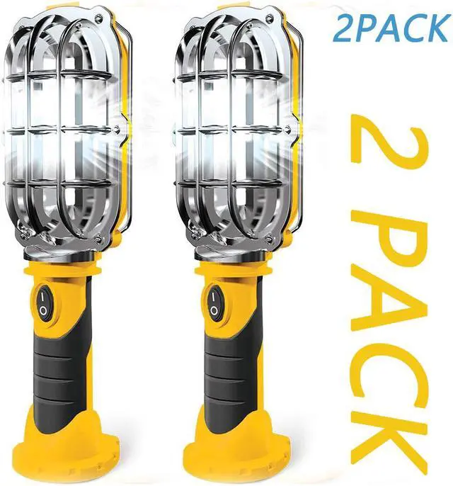 Main image of Handy Cordless LED Work Magnetic Base Light Compact, Lightweight for Indoor Outdoor Emergency Car Repair 2PACK