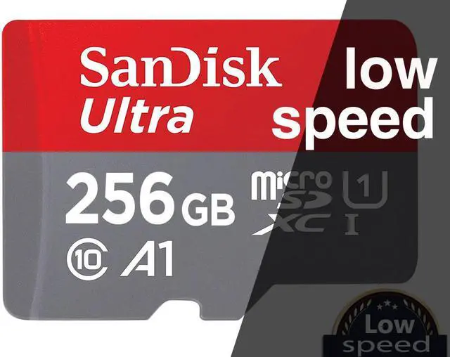Main image of Low speed 256GB SanDisk Micro SD Card Read Speed Up to 60MB/s TF Card memory card for samrt phone and table PC Camera Drone