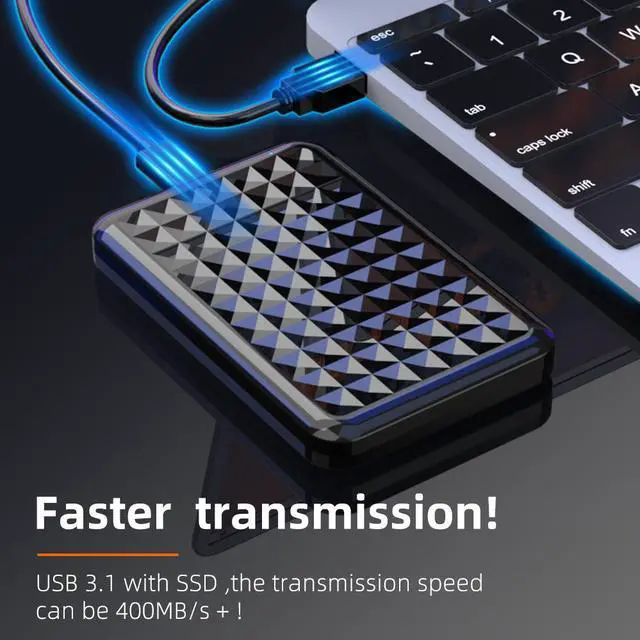 Alt view image 2 of 7 - MAIWO 2.5" Hard Drive Enclosure USB C 3.1 Gen 1 to SATA III 5Gbps for SSD HDD 9.5 7mm External Hard Drive Disk Case with UASP Compatible with WD Seagate Toshiba Samsung Hitachi PS4 Xbox Router