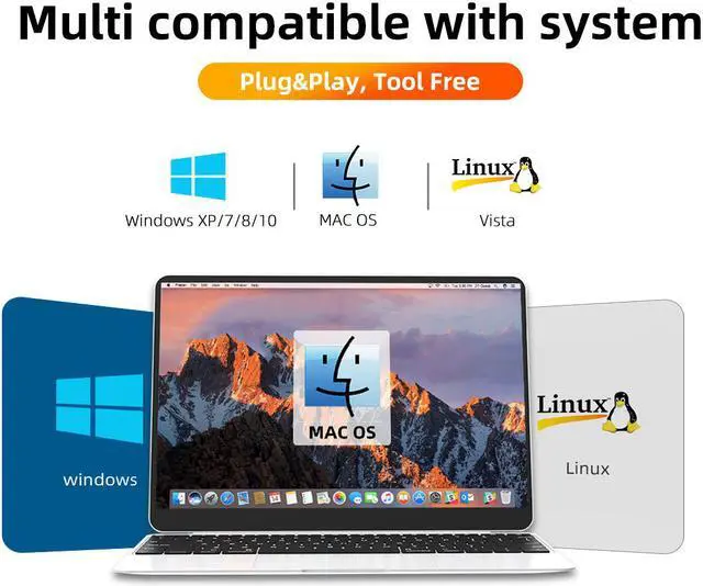 Alt view image 5 of 7 - MAIWO USB 3.0 to SATA Adapter for 2.5" SSD HDD Hard Drive, USB 3.0 to SATA III Cable with UASP, External Converter for Data Transfer Storage