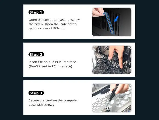 Alt view image 8 of 7 - MAIWO 4-Port pcie to USB 3.0 (Type-A) Expansion Card, pcie USB Add on Card, Internal USB3 Hub Converter for Desktop PC Host Card Support Windows 10/8/7/XP and MAC OS 10.8.2 Above