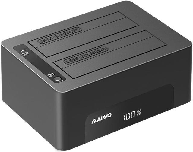 MAIWO Dual Bay USB 3.0 to SATA External Hard Drive Enclosure Docking  Station for 2.5 / 3.5 SATA I/II/III HDD/SSD, SATA Hard Drive