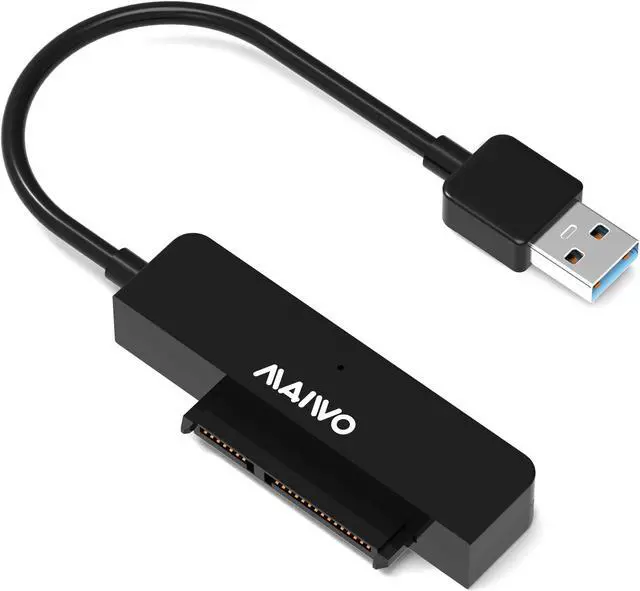 Alt view image 7 of 7 - MAIWO USB 3.0 to SATA Adapter for 2.5" SSD HDD Hard Drive, USB 3.0 to SATA III Cable with UASP, External Converter for Data Transfer Storage