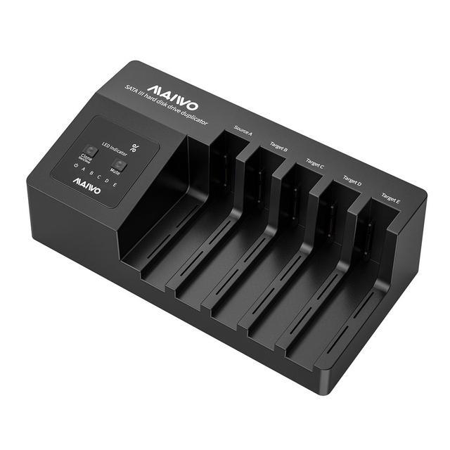 MAIWO 5-Bay Hard Drive Docking Station With Offline Cloning - USB 3.1 For 3.5/2.5" SATA Drives