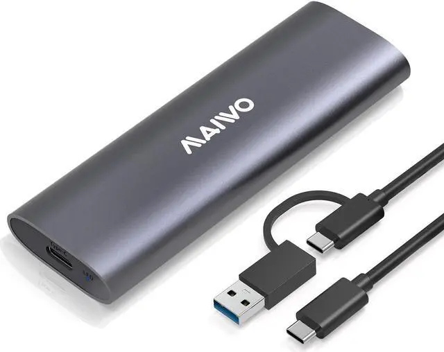 Main image of MAIWO M.2 NVMe SSD Enclosure, USB 3.1 GEN2 10Gbps Support UASP Trim, 4TB Capacity, Tool Free M.2 NVMe PCIe SSD to USB-C Adapter Reader Case, Supports 2230/2242/2260/2280 PCIe M-Key SSDs