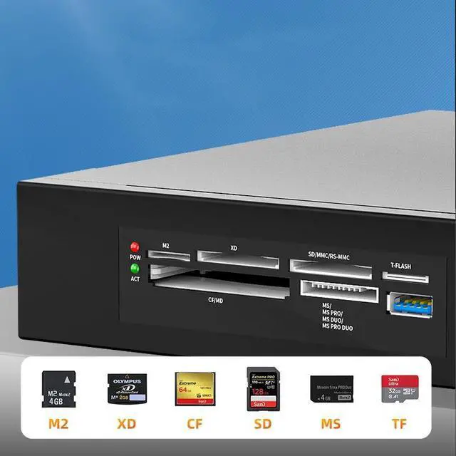 Alt view image 5 of 7 - MAIWO Docking Station with 4 USB3.0 Port/M2 card slot/XD card slot/SD/MMC/RS-MMC/TF card slot/CF/MD/MS PRO/DUO/2.5 3.5 inch SATA hard drive(within 9.5mm) slot, for laptop and desktop computer monitor