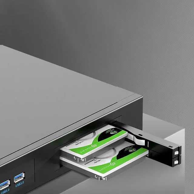 Alt view image 6 of 7 - MAIWO Docking Station with 4 USB3.0 Port/M2 card slot/XD card slot/SD/MMC/RS-MMC/TF card slot/CF/MD/MS PRO/DUO/2.5 3.5 inch SATA hard drive(within 9.5mm) slot, for laptop and desktop computer monitor