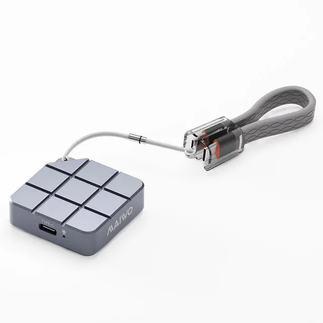 Main image of MAIWO 256GB Portable SSD External Solid State Drive, USB 3.2 GEN 2 Type-C Up to 1050MB/s, Mini PSSD for iPhone 15 Pro Max MacBook Pro PS5, Aluminum (Gray) 256GB Gray