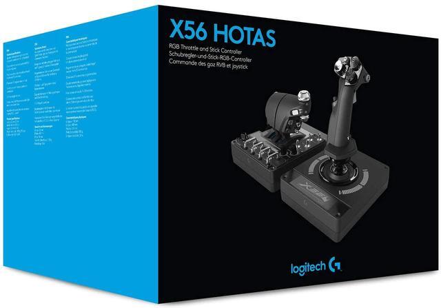 Alt view image 7 of 7 - Logitech G X56 H.O.T.A.S Throttle and Joystick Flight Simulator Game Controller for PC - Black