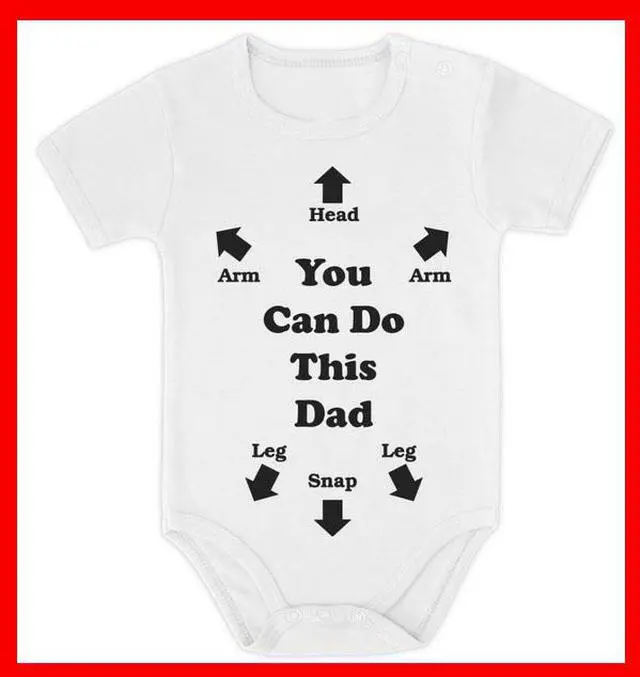 Main image of RARE NEW BABY FUNNY BODYSUIT JUMP SUIT ONE PIECE ROMPER ONESIE 2