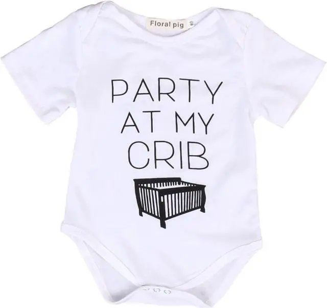 Main image of RARE NEW BABY FUNNY BODYSUIT JUMP SUIT ONE PIECE ROMPER ONESIE 1