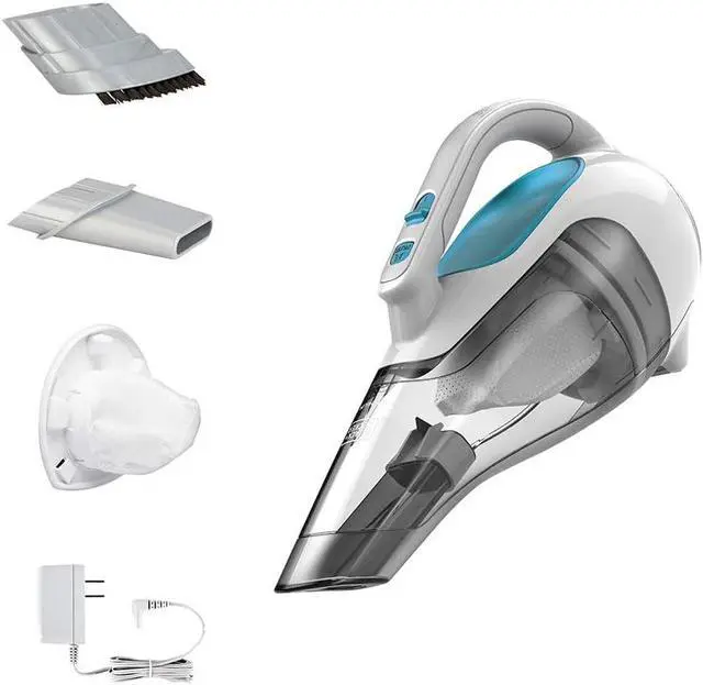 Alt view image 4 of 6 - Dusbuster Handheld Vacuum ION Hand, Cordless, Flexi Blue/ Grey / White (HHVI315JO42)
